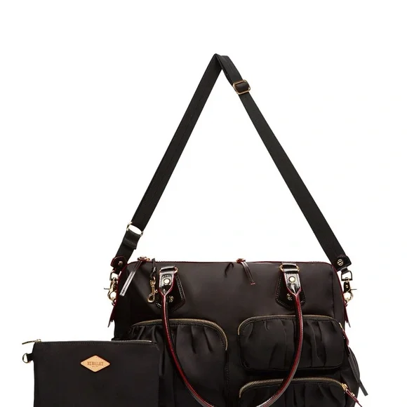 MZ Wallace Kate Carry All Shoulder Bag Office Travel Diaper NEW w/ strap & pouch - Picture 10 of 11